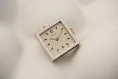 Patek Philippe White Gold Brooch Watch, Calatrava Cross, c.1970, detail view 5