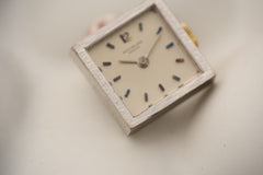 Patek Philippe White Gold Brooch Watch, Calatrava Cross, c.1970, detail view 6