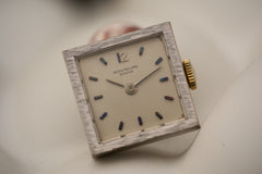 Patek Philippe White Gold Brooch Watch, Calatrava Cross, c.1970, detail view 9