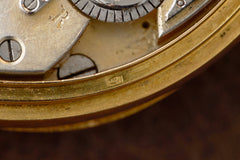 Patek Philippe Gold Pocket Watch, Floral Engraving, c.1888, detail view 12