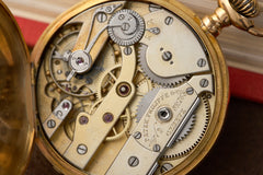 Patek Philippe Gold Pocket Watch, Floral Engraving, c.1888, detail view 8