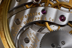 Patek Philippe 18ct Gold Pocket Watch, Geneva Seal, c.1960, detail view 12