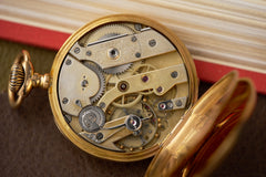 Patek Philippe Gold Pocket Watch, Floral Engraving, c.1888, detail view 9