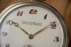 Patek Philippe Two-Tone Gold Pocket Watch, Brock & Co, c.1931, detail view 15