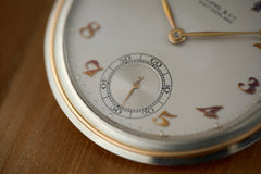 Patek Philippe Two-Tone Gold Pocket Watch, Brock & Co, c.1931, detail view 20