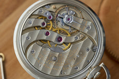 Patek Philippe Two-Tone Gold Pocket Watch, Brock & Co, c.1931, detail view 7