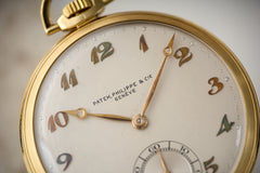 Patek Philippe 18ct Gold Pocket Watch, Henri Stern, c.1937, detail view 7