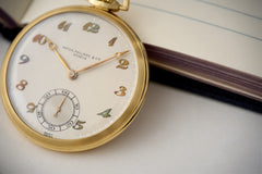 Patek Philippe 18ct Gold Pocket Watch, Henri Stern, c.1937, detail view 5