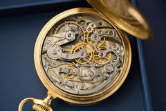 Patek Philippe 18ct Gold Chronograph Pocket Watch, 1913, detail view 12