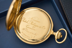Patek Philippe 18ct Gold Chronograph Pocket Watch, 1913, detail view 15