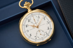 Patek Philippe 18ct Gold Chronograph Pocket Watch, 1913, detail view 17