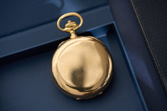Patek Philippe 18ct Gold Chronograph Pocket Watch, 1913, detail view 3