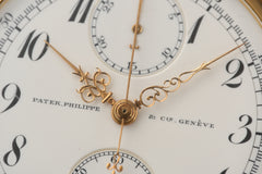 Patek Philippe 18ct Gold Chronograph Pocket Watch, 1913, detail view 20
