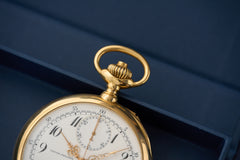 Patek Philippe 18ct Gold Chronograph Pocket Watch, 1913, detail view 22