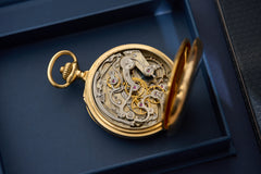 Patek Philippe 18ct Gold Chronograph Pocket Watch, 1913, detail view 6