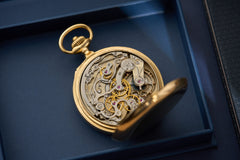 Patek Philippe 18ct Gold Chronograph Pocket Watch, 1913, detail view 2