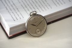 Patek Philippe Platinum Pocket Watch, Diamond Dial, c.1937, detail view 23