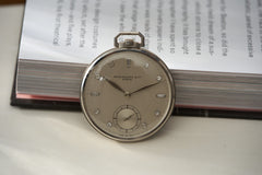 Patek Philippe Platinum Pocket Watch, Diamond Dial, c.1937, detail view 24