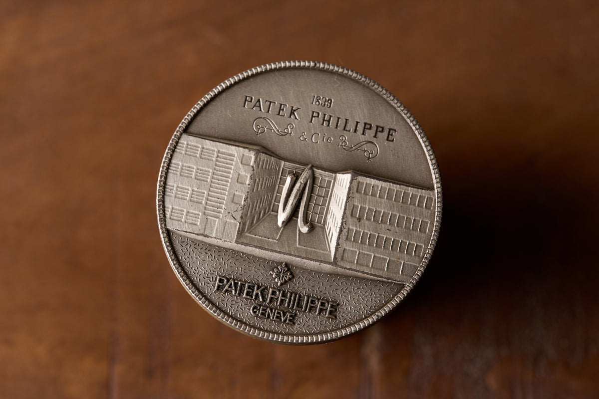 Patek Philippe 1997 Plan-les-Ouates Inauguration Silver Medal, front view