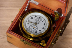 Poljot 6MX Marine Chronometer, First Moscow Watch Factory, 1993, detail view 3