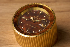 Rolex 'Time to the Second' Dealer Desk Clock, Ref. 455, c.1985, detail view 5