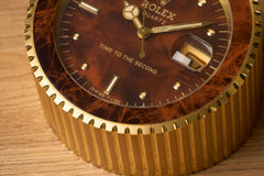 Rolex 'Time to the Second' Dealer Desk Clock, Ref. 455, c.1985, detail view 4