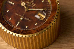Rolex 'Time to the Second' Dealer Desk Clock, Ref. 455, c.1985, detail view 6