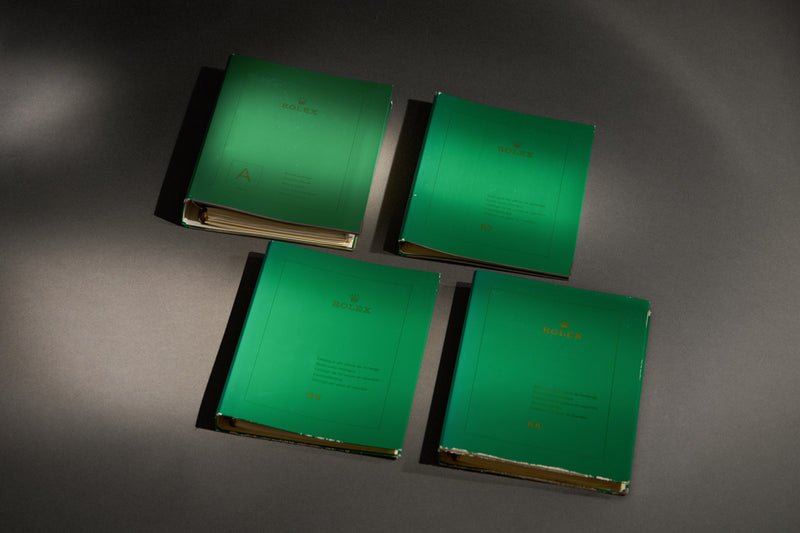 Official Rolex Service Centre Manuals, Complete Set of Four, c.1980s