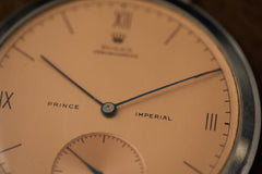 Rolex Prince Imperial Pocket Watch, Salmon Dial, c.1930, detail view 14