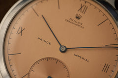 Rolex Prince Imperial Pocket Watch, Salmon Dial, c.1930, detail view 16