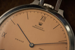 Rolex Prince Imperial Pocket Watch, Salmon Dial, c.1930, detail view 17