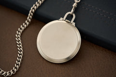 Rolex Prince Imperial Pocket Watch, Salmon Dial, c.1930, detail view 3