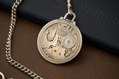 Rolex Prince Imperial Pocket Watch, Salmon Dial, c.1930, detail view 4
