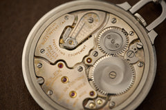 Rolex Prince Imperial Pocket Watch, Salmon Dial, c.1930, detail view 2