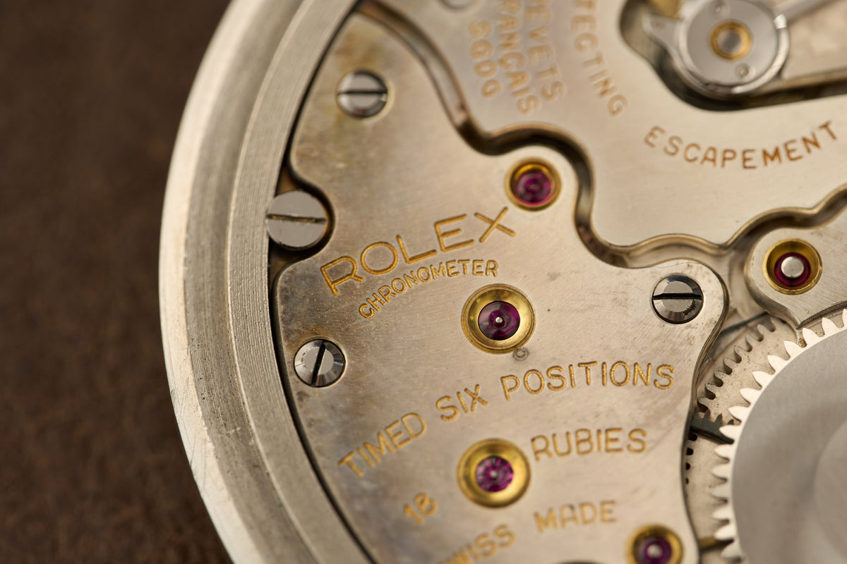 Rolex Prince Imperial Pocket Watch, Salmon Dial, c.1930, detail view 6