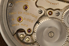 Rolex Prince Imperial Pocket Watch, Salmon Dial, c.1930, detail view 8