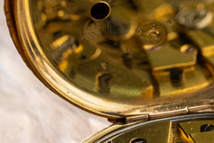 Bataille Aîné - 18k Gold Quarter-Repeating Pocket Watch, Besançon, c.1850, detail view 10