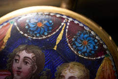 Painted Enamel Allegory of Painting, Paste-Set, c.1810, detail view 12