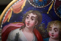Painted Enamel Allegory of Painting, Paste-Set, c.1810, detail view 14