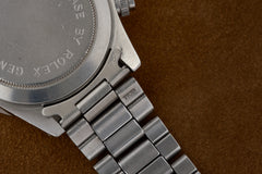 Tudor Oysterdate 'Home Plate' Chronograph 7032/0, c.1971, caseback and bracelet end links