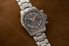 Tudor Oysterdate 'Home Plate' Chronograph 7032/0, c.1971, three-quarter view