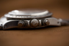 Tudor Oysterdate 'Home Plate' Chronograph 7032/0, c.1971, profile, screw-down crown between screw-down pushers