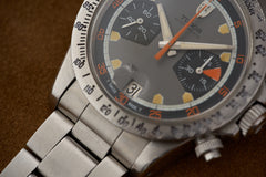 Tudor Oysterdate 'Home Plate' Chronograph 7032/0, c.1971, the dial and bracelet