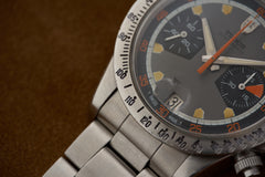 Tudor Oysterdate 'Home Plate' Chronograph 7032/0, c.1971, the dial and bezel