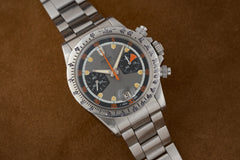 Tudor Oysterdate 'Home Plate' Chronograph 7032/0, c.1971, three-quarter view