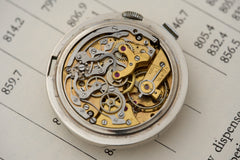 Ulysse Nardin Chronograph Pocket Watch, Tachymetre, c.1940, detail view 10