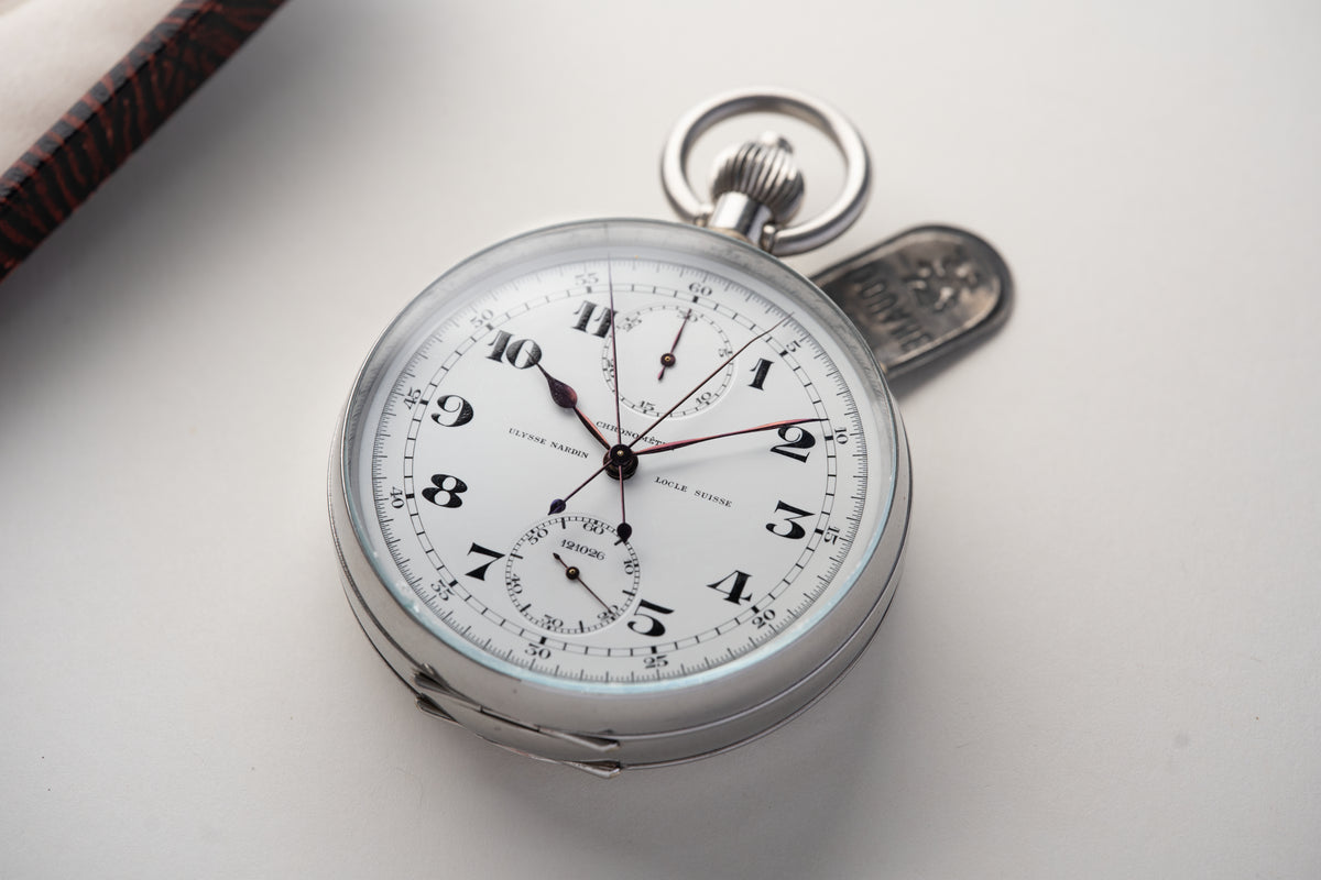 Ulysse Nardin Split-Seconds Chronometer, Neuchatel 1943, detail view 10