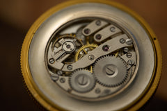 Swiss 18k Gold Pocket Watch, Guilloche Enamel, c.1900, detail view 6