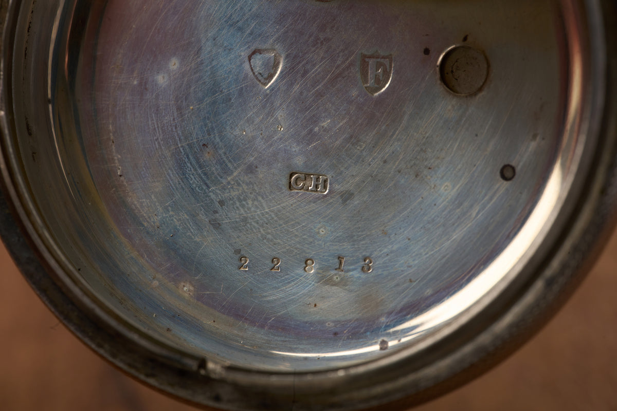 Sterling Silver, Chester-Hallmarked, Gilt Movement, 1884