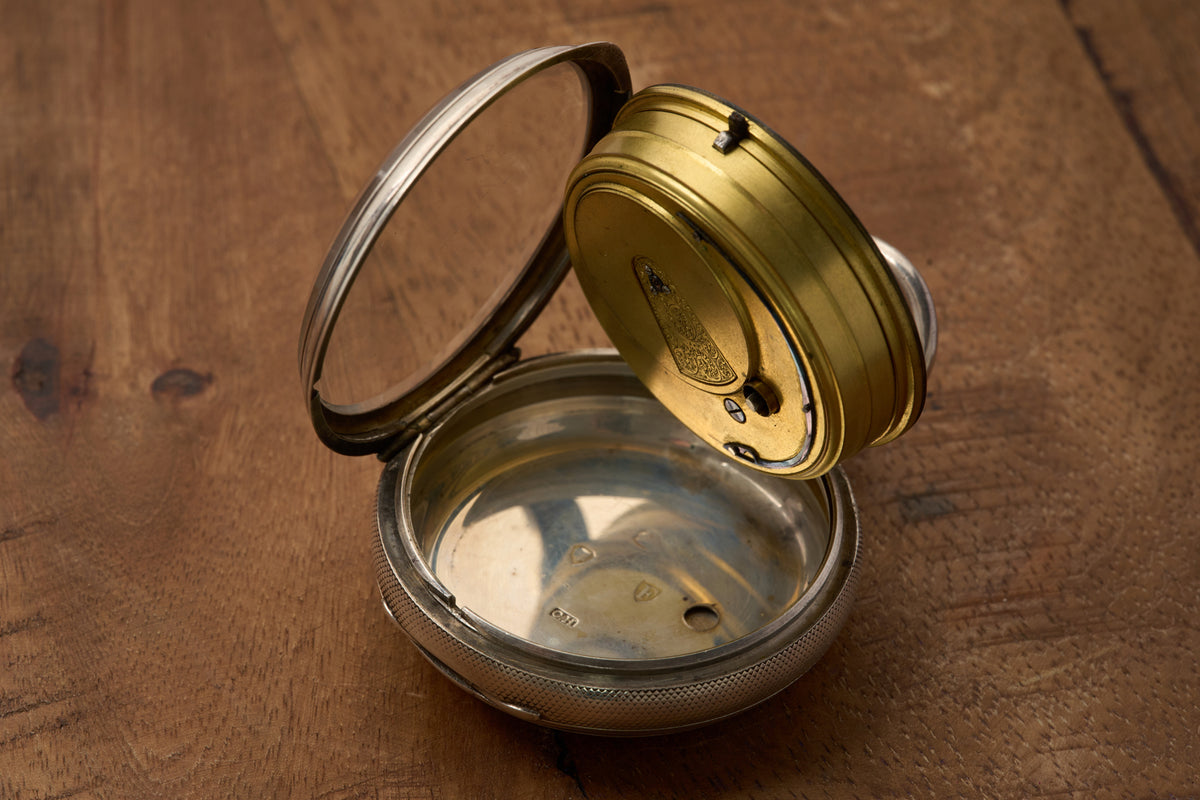 Sterling Silver, Chester-Hallmarked, Gilt Movement, 1884